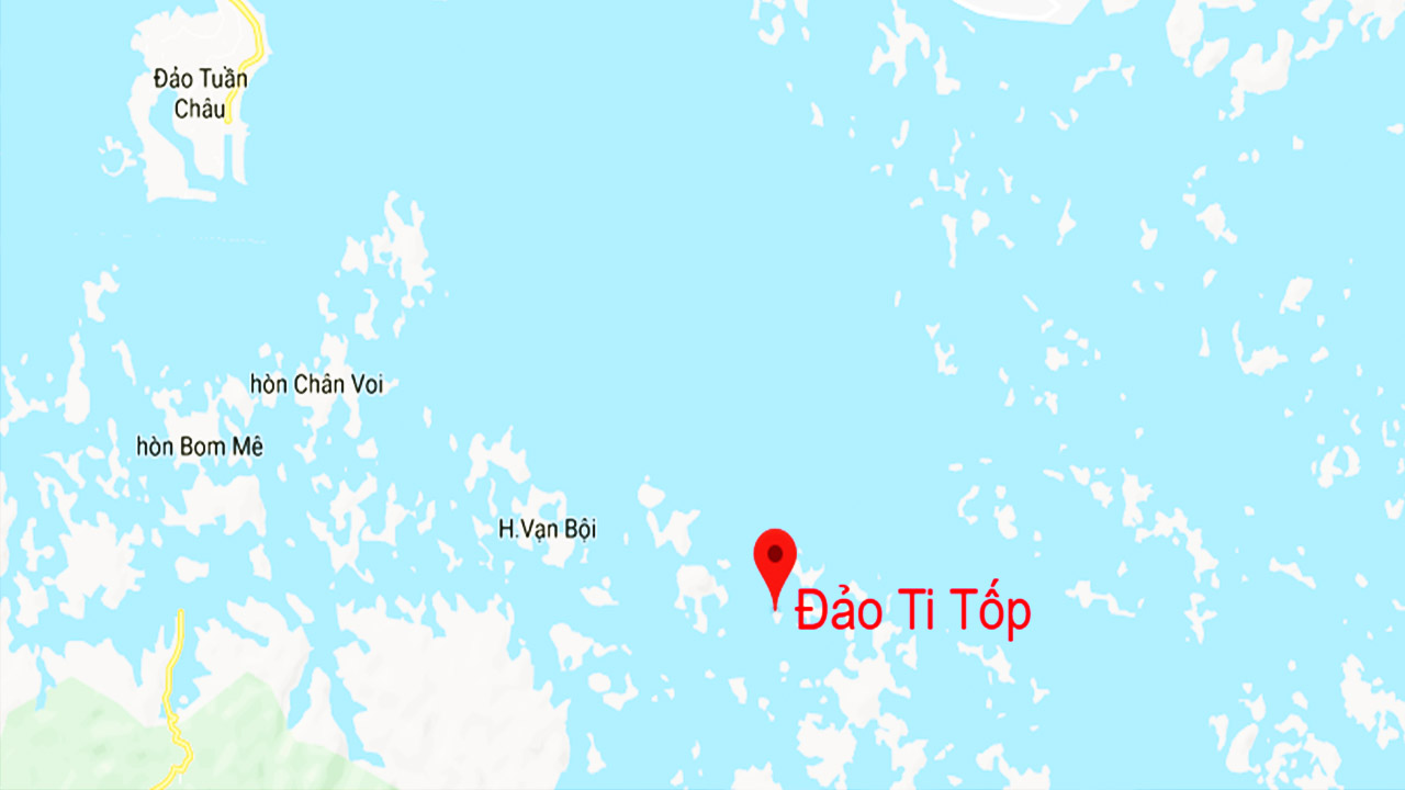 Vị trí đảo Ti Tốp